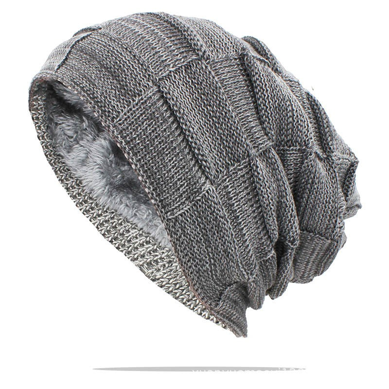 Plush pullover hat unisex ear protection knitted pile up hat for men and women - FITzzE rghbeu-b4.myshopify.com Plush pullover hat unisex ear protection knitted pile up hat for men and women