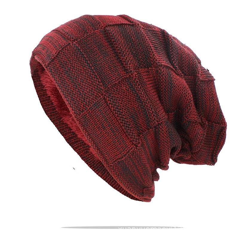 Plush pullover hat unisex ear protection knitted pile up hat for men and women - FITzzE rghbeu-b4.myshopify.com Plush pullover hat unisex ear protection knitted pile up hat for men and women