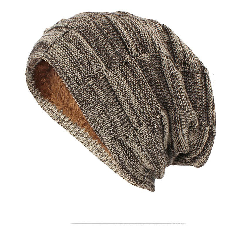 Plush pullover hat unisex ear protection knitted pile up hat for men and women - FITzzE rghbeu-b4.myshopify.com Plush pullover hat unisex ear protection knitted pile up hat for men and women