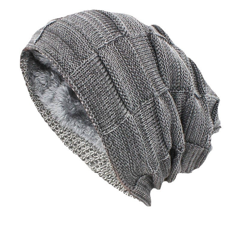 Plush pullover hat unisex ear protection knitted pile up hat for men and women - FITzzE rghbeu-b4.myshopify.com Plush pullover hat unisex ear protection knitted pile up hat for men and women