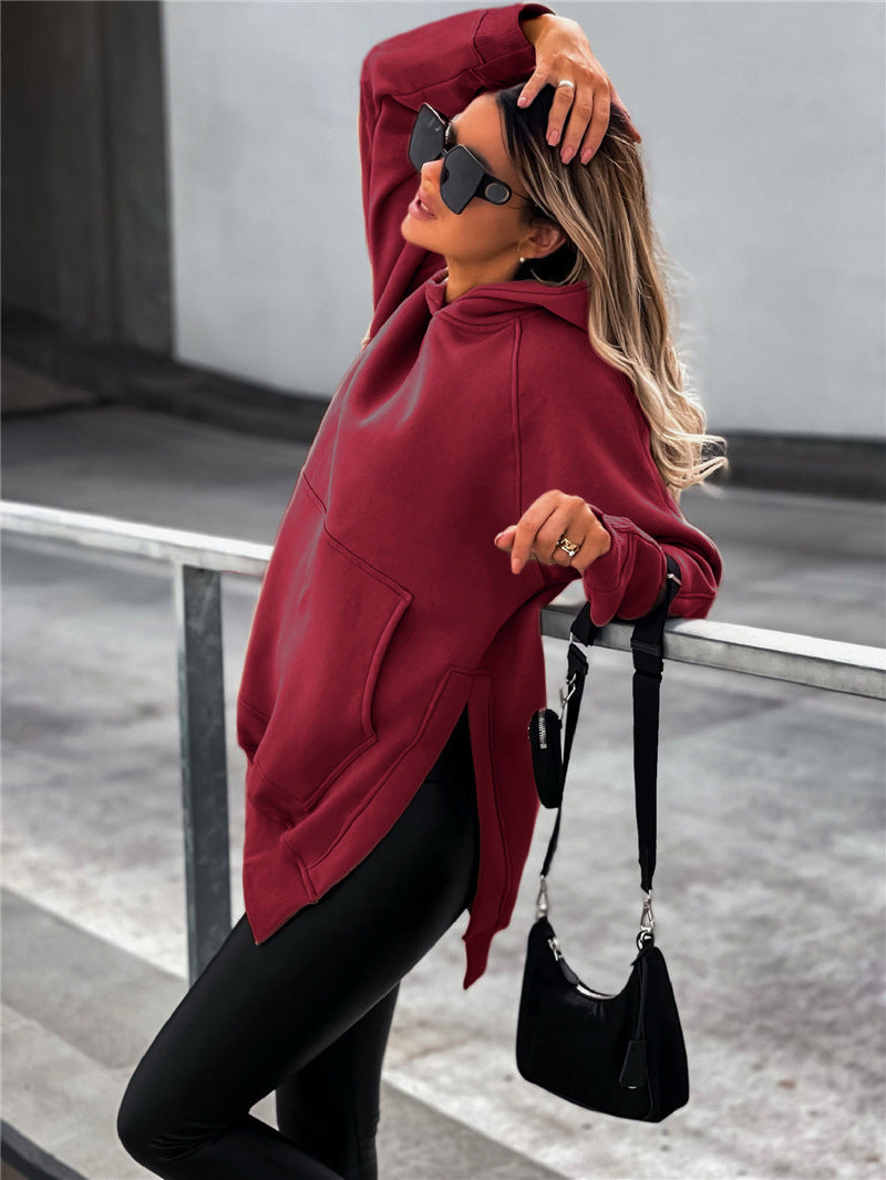 Pocket Style Slit Pullover Hoodie – Cozy & Trendy Casual Sweatshirt for Women eprolo rghbeu-b4.myshopify.com Pocket Style Slit Pullover Hoodie – Cozy & Trendy Casual Sweatshirt for Women