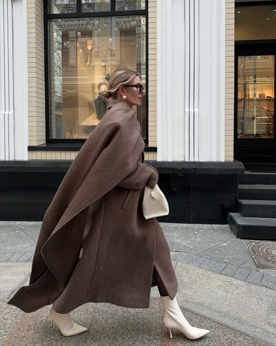 Scarf colla coat cloak long vintage coat gray fashion jacket - FITzzE rghbeu-b4.myshopify.com Scarf colla coat cloak long vintage coat gray fashion jacket