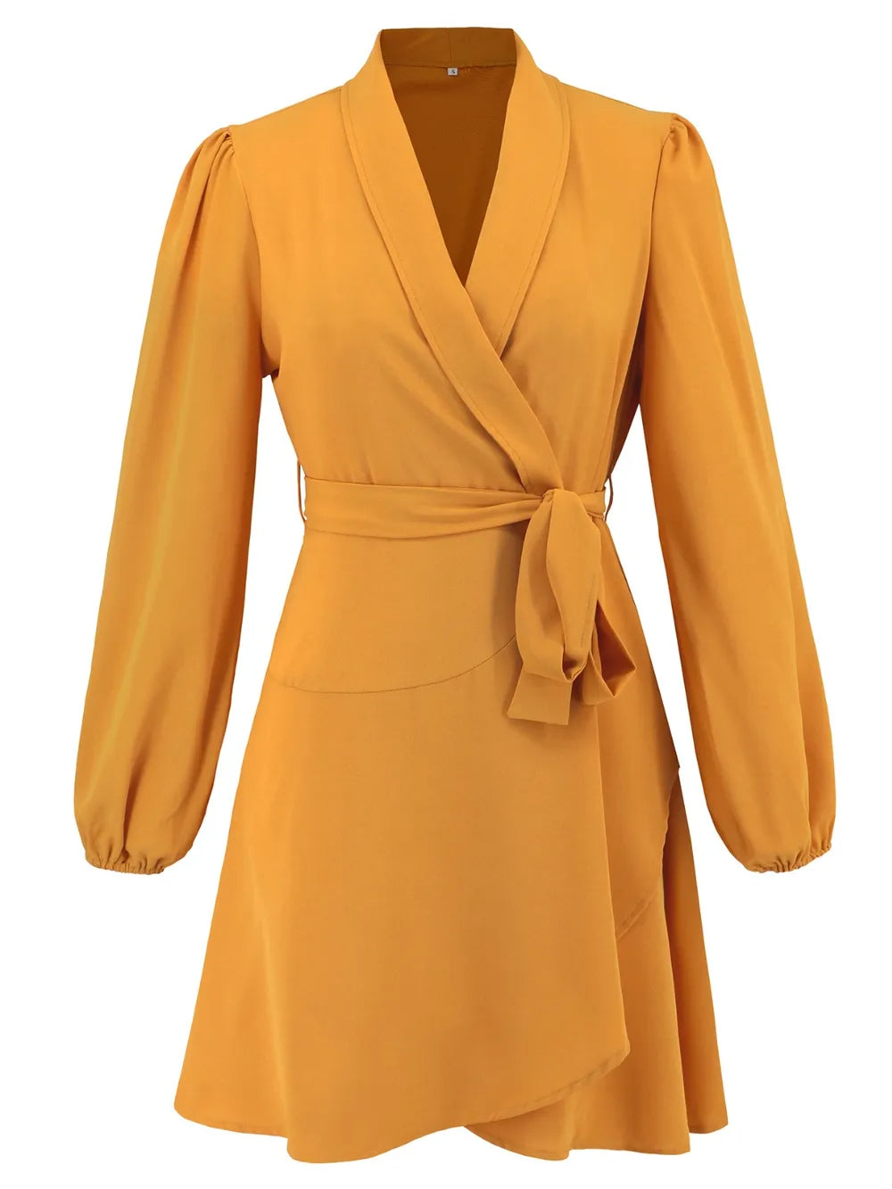 Surplice Tie Waist Long Sleeve Mini Dress | Fitzze eprolo rghbeu-b4.myshopify.com Surplice Tie Waist Long Sleeve Mini Dress | Fitzze