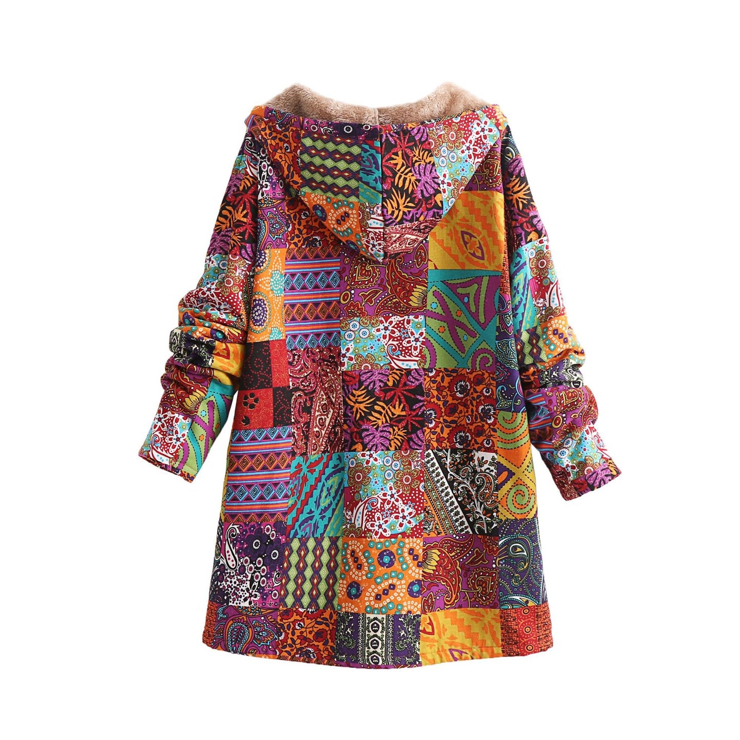 Fashionable Printed Fleece Hoodie Sweatshirt for Women | Fitzze