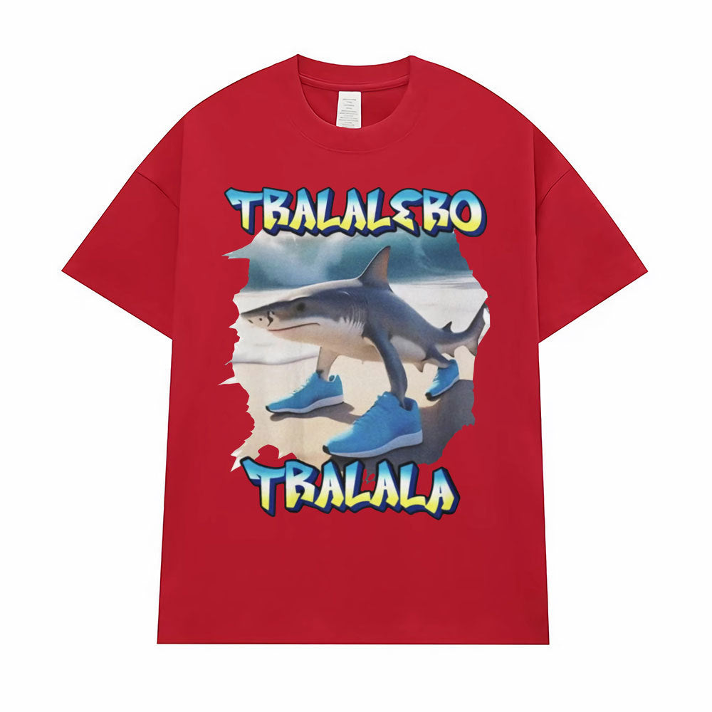 Tralalero Tralala Funny Running Shark Meme Tee Shirt Men Wom - FITzzE rghbeu-b4.myshopify.com Tralalero Tralala Funny Running Shark Meme Tee Shirt Men Wom