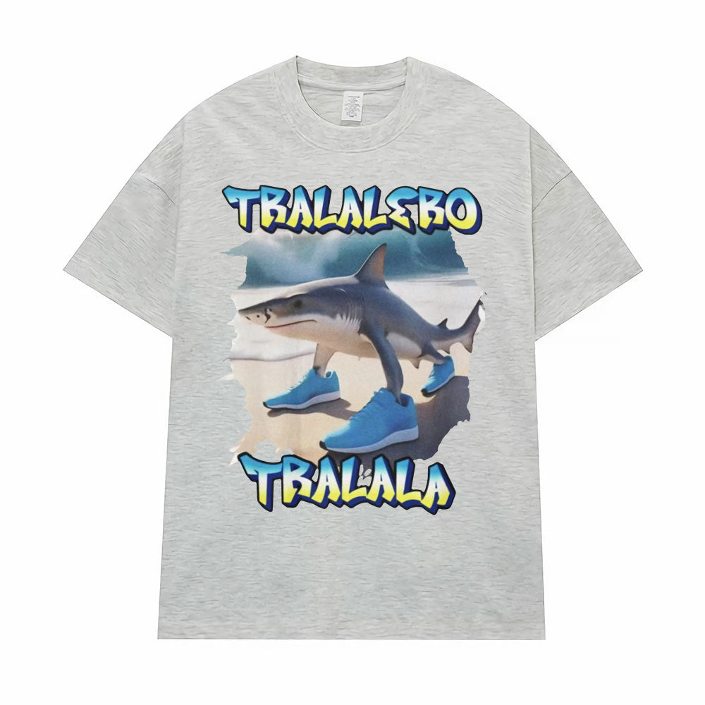 Tralalero Tralala Funny Running Shark Meme Tee Shirt Men Wom - FITzzE rghbeu-b4.myshopify.com Tralalero Tralala Funny Running Shark Meme Tee Shirt Men Wom