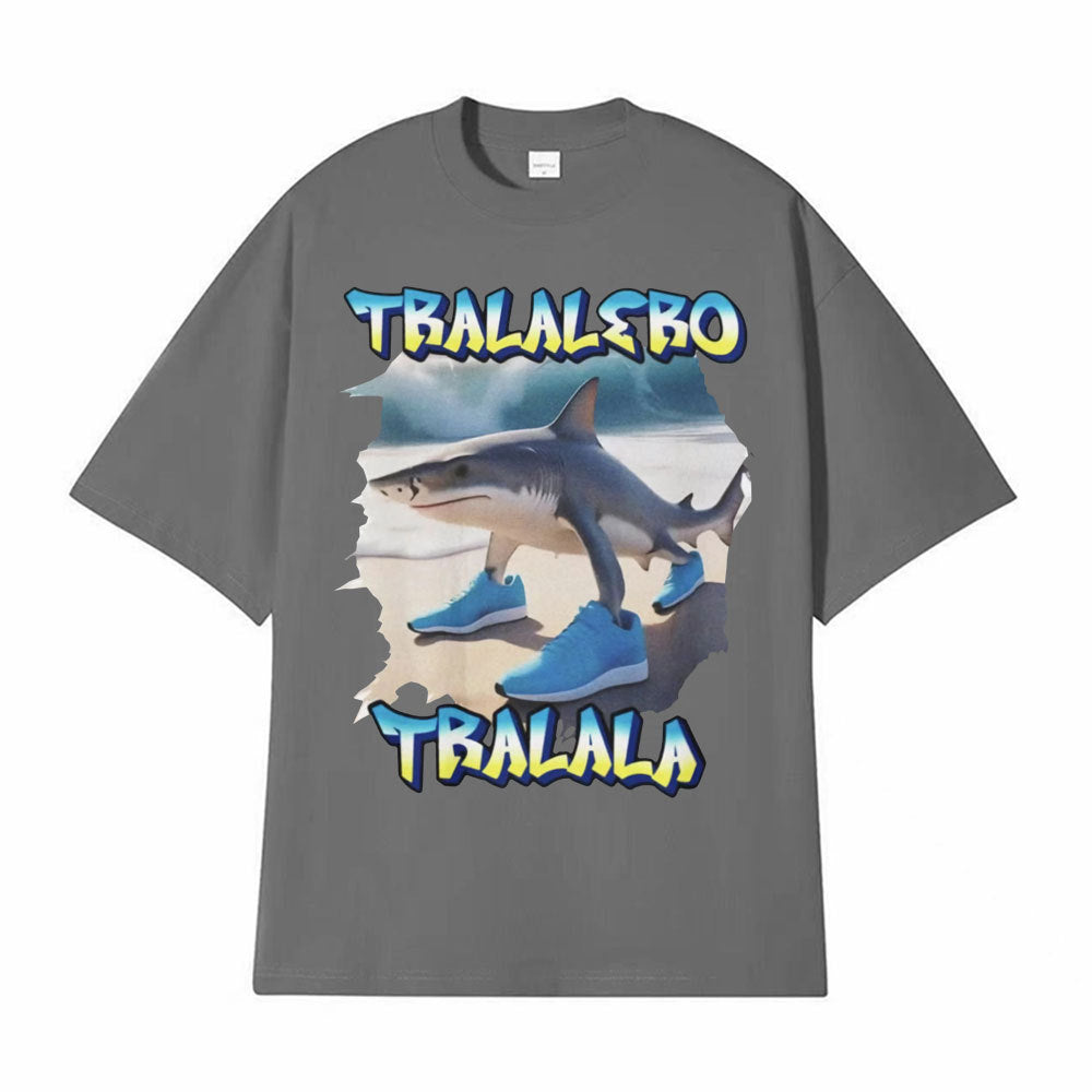 Tralalero Tralala Funny Running Shark Meme Tee Shirt Men Wom - FITzzE rghbeu-b4.myshopify.com Tralalero Tralala Funny Running Shark Meme Tee Shirt Men Wom