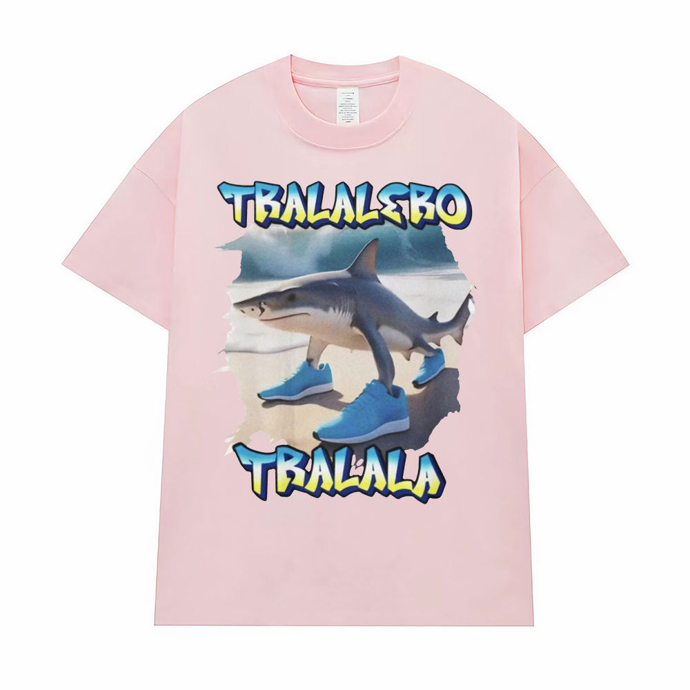 Tralalero Tralala Funny Running Shark Meme Tee Shirt Men Wom - FITzzE rghbeu-b4.myshopify.com Tralalero Tralala Funny Running Shark Meme Tee Shirt Men Wom