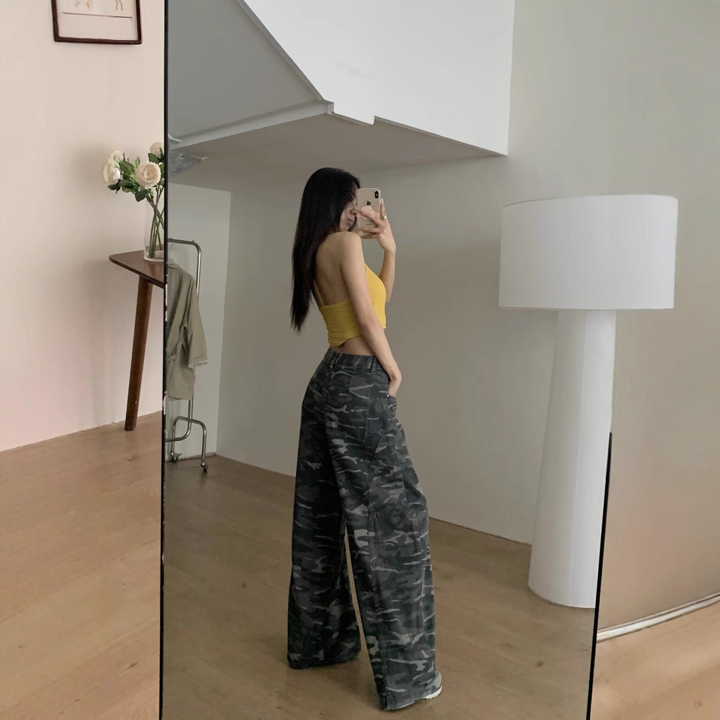 Trendy Camouflage Work Pants for Women - FITzzE rghbeu-b4.myshopify.com Trendy Camouflage Work Pants for Women