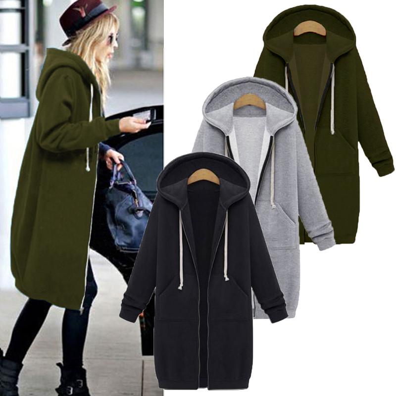 Women Long Coat Autumn Winter Hooded Jacket Female Sweater Ladies Cardigans - FITzzE rghbeu-b4.myshopify.com Women Long Coat Autumn Winter Hooded Jacket Female Sweater Ladies Cardigans