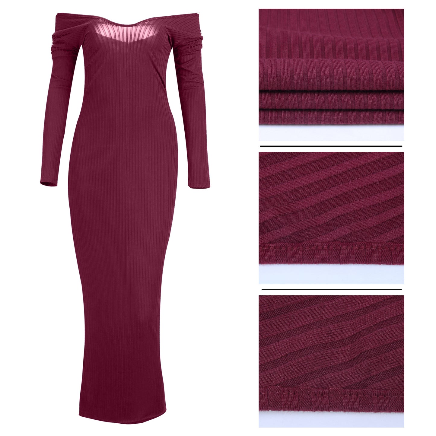 Women's Sexy Two Ways V-Neck Off-the-Shoulder Wrap Dress - FITzzE rghbeu-b4.myshopify.com Women's Sexy Two Ways V-Neck Off-the-Shoulder Wrap Dress