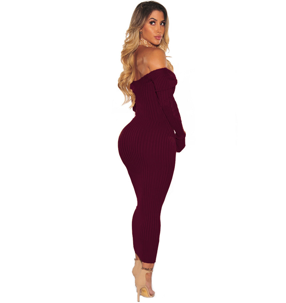 Women's Sexy Two Ways V-Neck Off-the-Shoulder Wrap Dress - FITzzE rghbeu-b4.myshopify.com Women's Sexy Two Ways V-Neck Off-the-Shoulder Wrap Dress