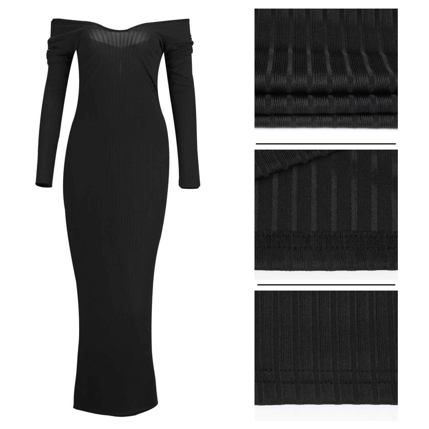 Women's Sexy Two Ways V-Neck Off-the-Shoulder Wrap Dress - FITzzE rghbeu-b4.myshopify.com Women's Sexy Two Ways V-Neck Off-the-Shoulder Wrap Dress