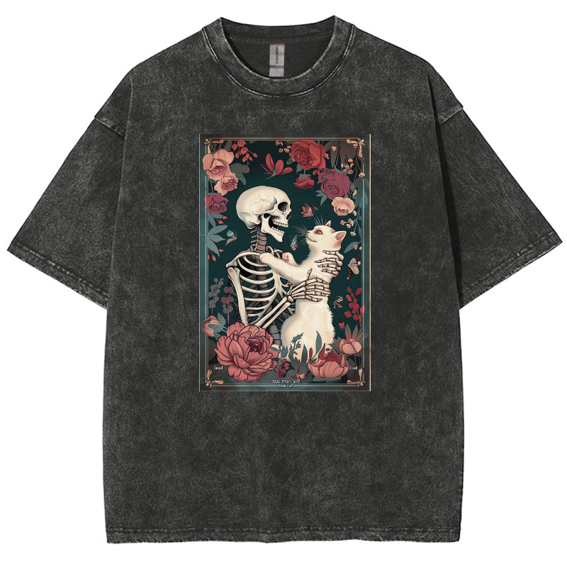Y2k Anime Washed T-shirts For Men Short Tshirts for Adult Wo - FITzzE rghbeu-b4.myshopify.com Y2k Anime Washed T-shirts For Men Short Tshirts for Adult Wo