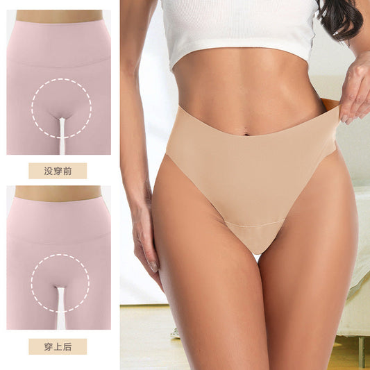 Seamless Sports Yoga Underwear for Women – Anti-Exposure, Camel Toe Proof, Comfortable T-Back Design eprolo