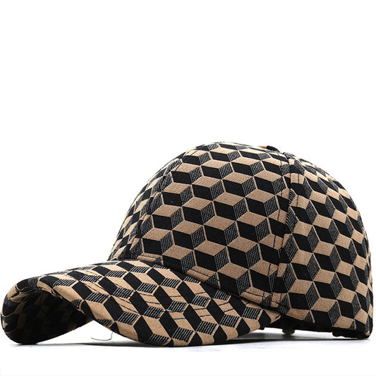 New Summer Women Stylish Caps Luxury Brand Baseball Cap For Men 3D British Plaid Elastic Dad Hat Casquette Femmes - FITzzE