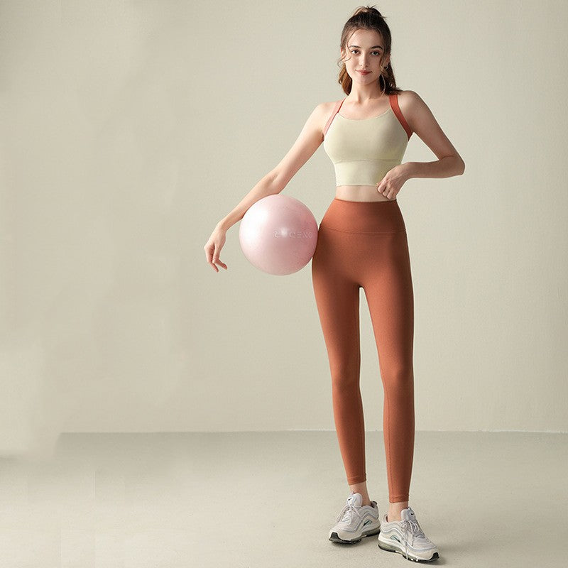Cross Back Sports Underwear Set – High Waist Hip-Lifting Yoga & Fitness Outfit for Women eprolo