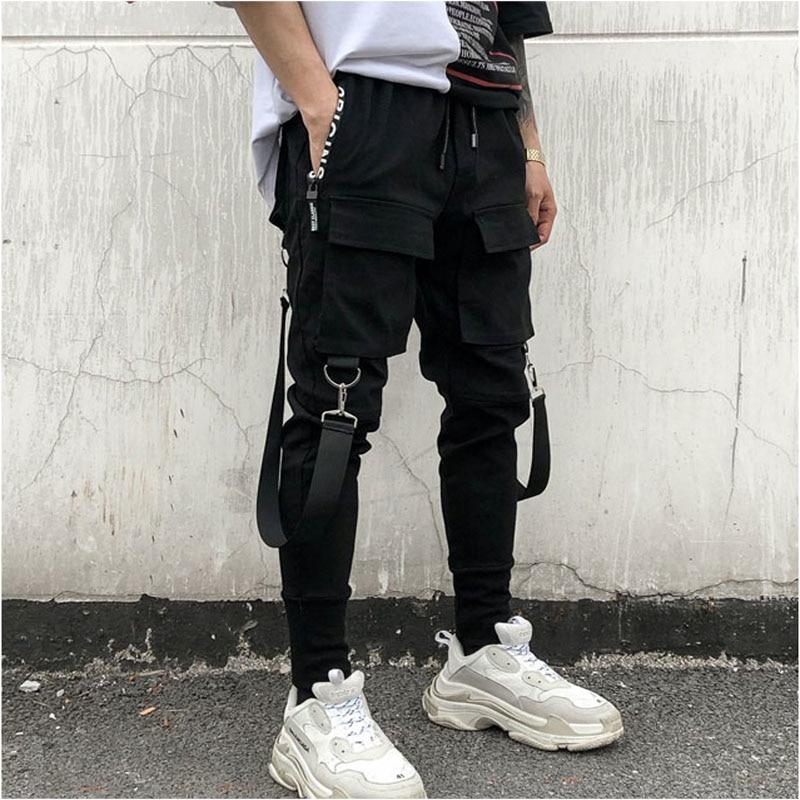 49Hot Side Pockets Chinos Men's Hip Hop Cargo Ripped Joggers Trousers - FITzzE rghbeu-b4.myshopify.com 49Hot Side Pockets Chinos Men's Hip Hop Cargo Ripped Joggers Trousers