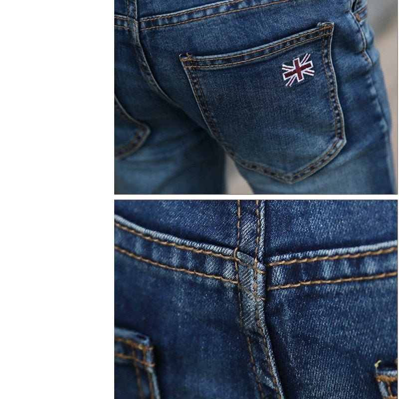 Men's Harem Jeans Fashion Men Washed Feet Shinny Denim Pants Hip Hop Sportswear Elastic Waist Pants - FITzzE