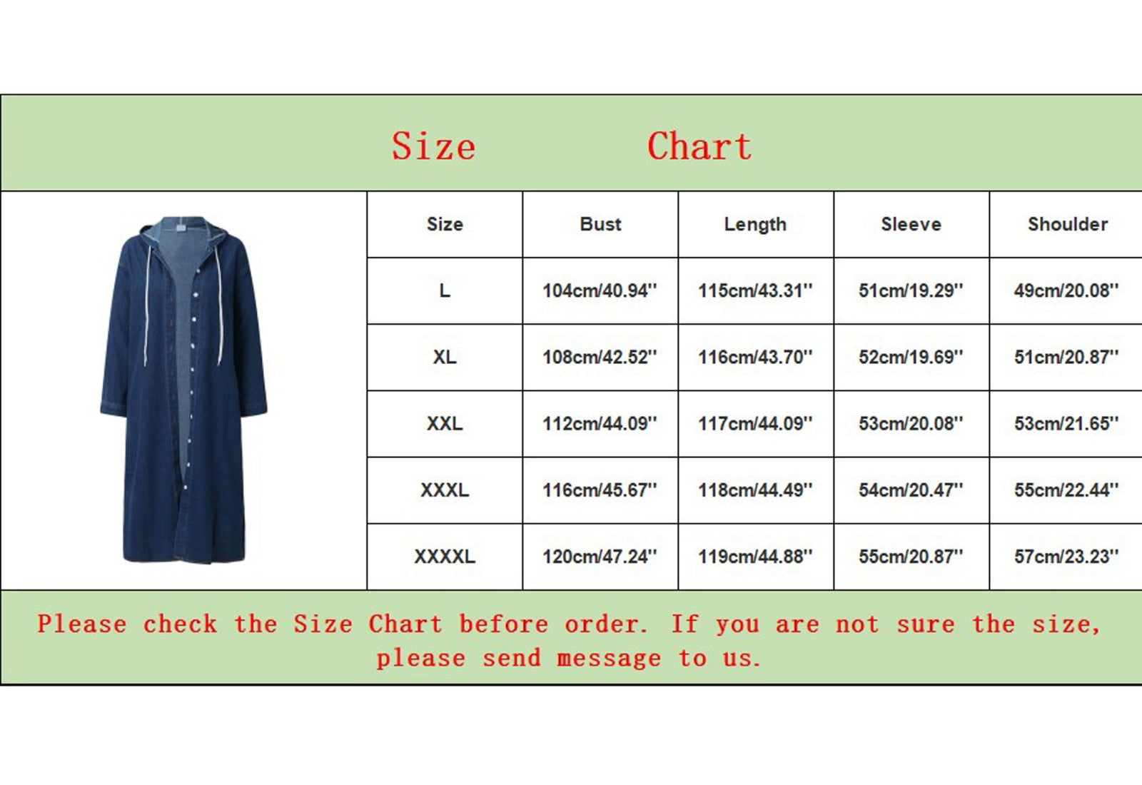 Hooded Outwear Denim Coat For Women Winter Clothes Women Long Overcoat Jacket Coat Jean Sleeve Women's Blouse Veste Femme eprolo