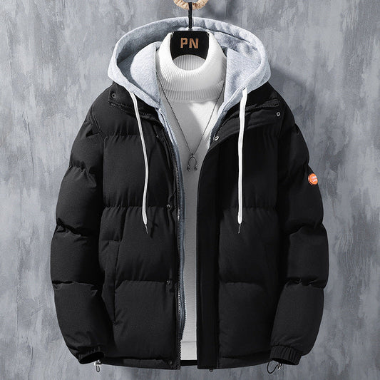 Fitzze Brand Men’s Winter Hooded Cotton Jacket – Oversized, Warm, Windproof & Cold-Resistant Outerwear eprolo