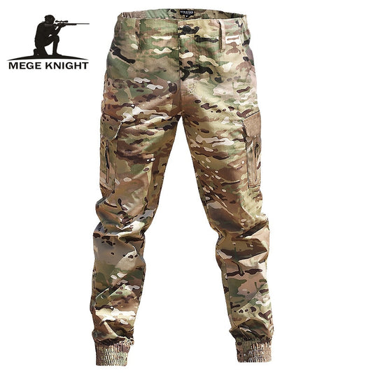 Mege Brand Men Fashion Streetwear Casual Camouflage Jogger Pants Tactical Military Trousers Men Cargo Pants - FITzzE