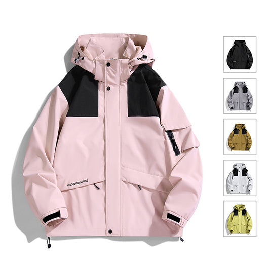 Outdoor assault suit, waterproof and windproof, couple hiking suit, men's sports functional jacket, women's single-layer windbreaker jacket - FITzzE