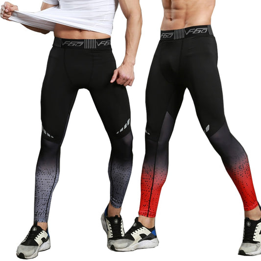 Mens Gym Compression Leggings Sport Training Pants Men Running Tights Trousers Men Sportswear Dry Fit Jogging Pants - FITzzE