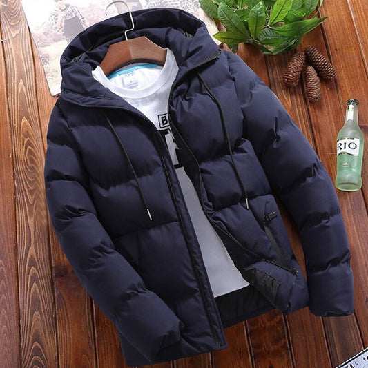 Winter cotton jacket men's new handsome short cotton jacket Korean version slim fit trendy cotton jacket jacket men's clothing - FITzzE