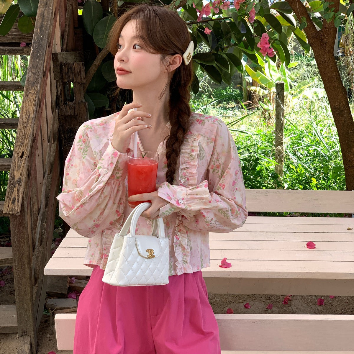 Elegant Floral Shirt for Women - FITzzE rghbeu-b4.myshopify.com Elegant Floral Shirt for Women