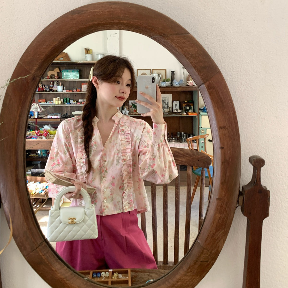 Elegant Floral Shirt for Women - FITzzE rghbeu-b4.myshopify.com Elegant Floral Shirt for Women
