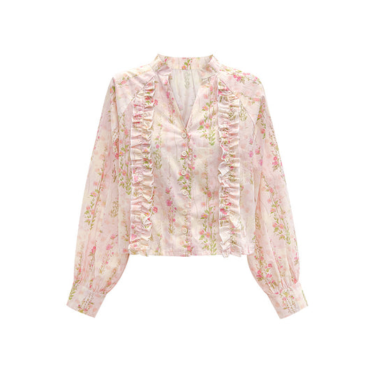 Elegant Floral Shirt for Women - FITzzE rghbeu-b4.myshopify.com Elegant Floral Shirt for Women