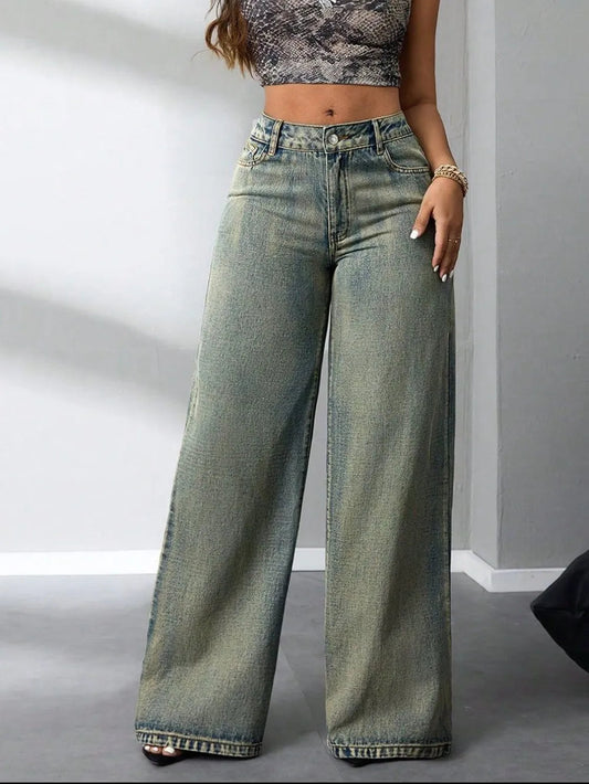 High Waist Wide Leg Jeans – Trendy Loose-Fit Denim for a Chic Everyday Look eprolo rghbeu-b4.myshopify.com High Waist Wide Leg Jeans – Trendy Loose-Fit Denim for a Chic Everyday Look
