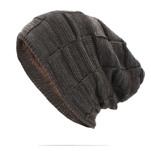 Plush pullover hat unisex ear protection knitted pile up hat for men and women - FITzzE rghbeu-b4.myshopify.com Plush pullover hat unisex ear protection knitted pile up hat for men and women