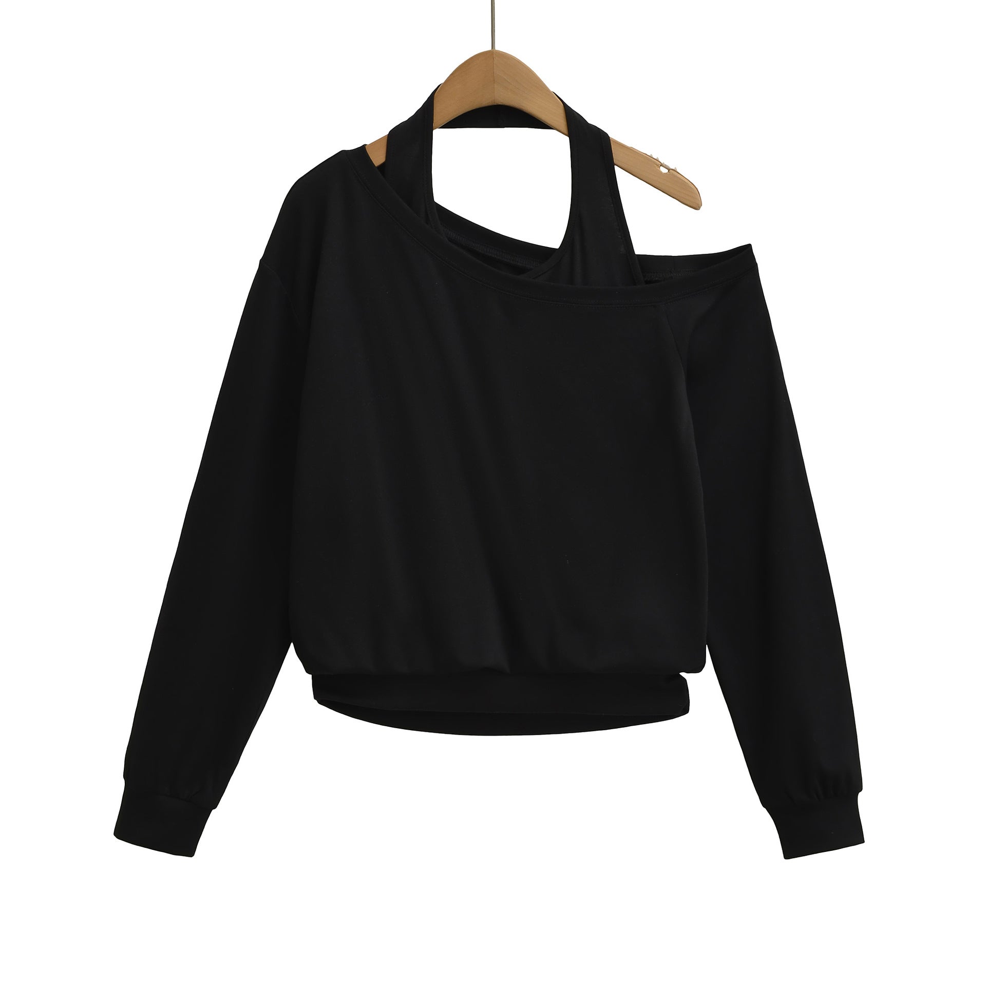 Slouchy Neck Hanging Hoodie for Women - FITzzE rghbeu-b4.myshopify.com Slouchy Neck Hanging Hoodie for Women
