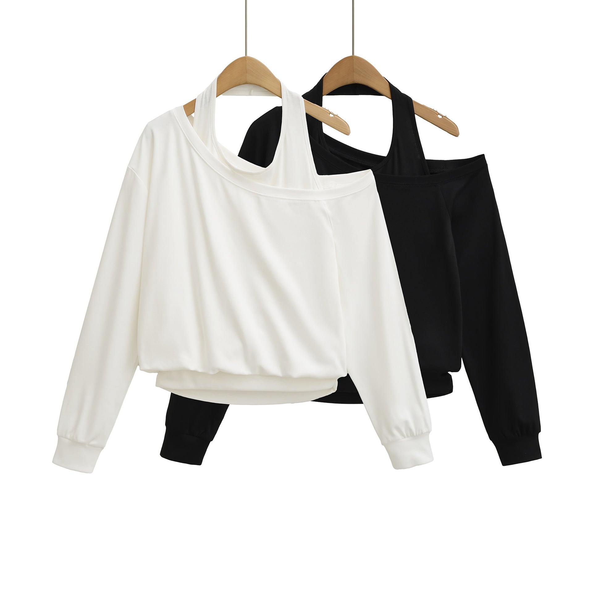 Slouchy Neck Hanging Hoodie for Women - FITzzE rghbeu-b4.myshopify.com Slouchy Neck Hanging Hoodie for Women