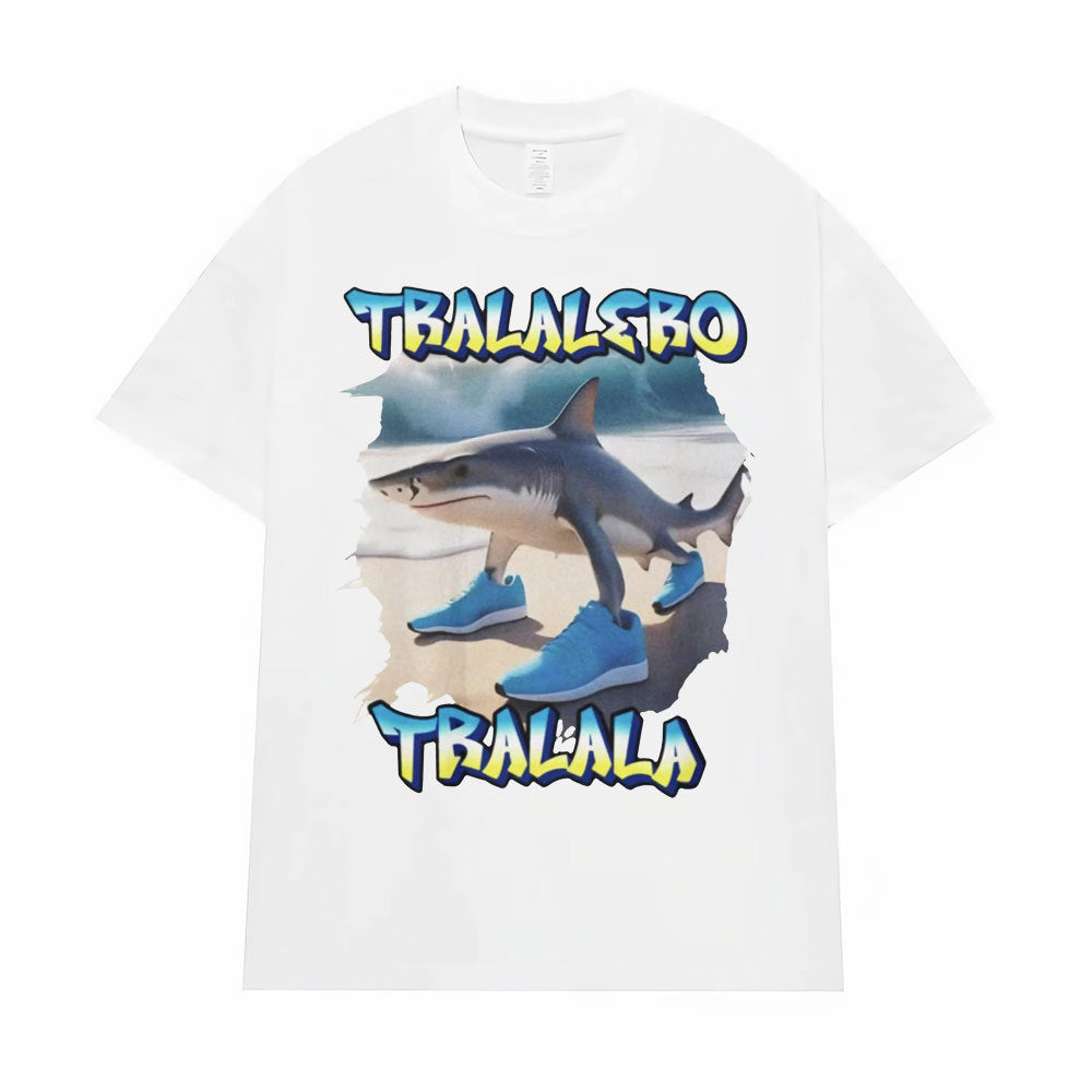 Tralalero Tralala Funny Running Shark Meme Tee Shirt Men Wom - FITzzE rghbeu-b4.myshopify.com Tralalero Tralala Funny Running Shark Meme Tee Shirt Men Wom