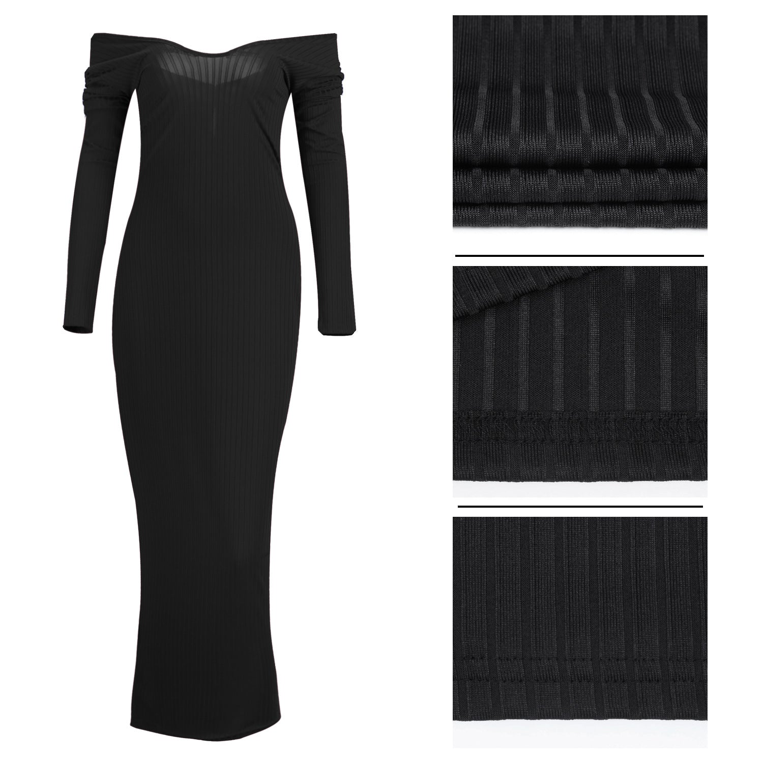 Women's Sexy Two Ways V-Neck Off-the-Shoulder Wrap Dress - FITzzE rghbeu-b4.myshopify.com Women's Sexy Two Ways V-Neck Off-the-Shoulder Wrap Dress